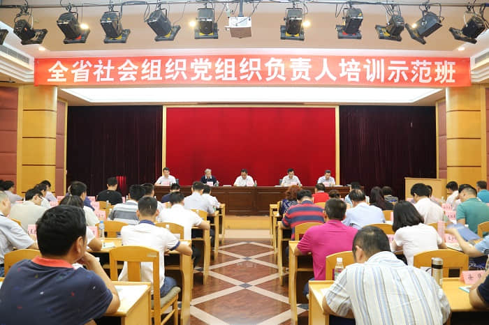 广东省举行全省社会组织党组织负责人培训示范班